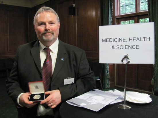 Prof Nigel John awarded a prestigious Churchill Medallion 